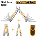 [HFMFT0115] INGCO PINCE MULTIFONCTIONS PLIABLE (15 FONCTIONS)  