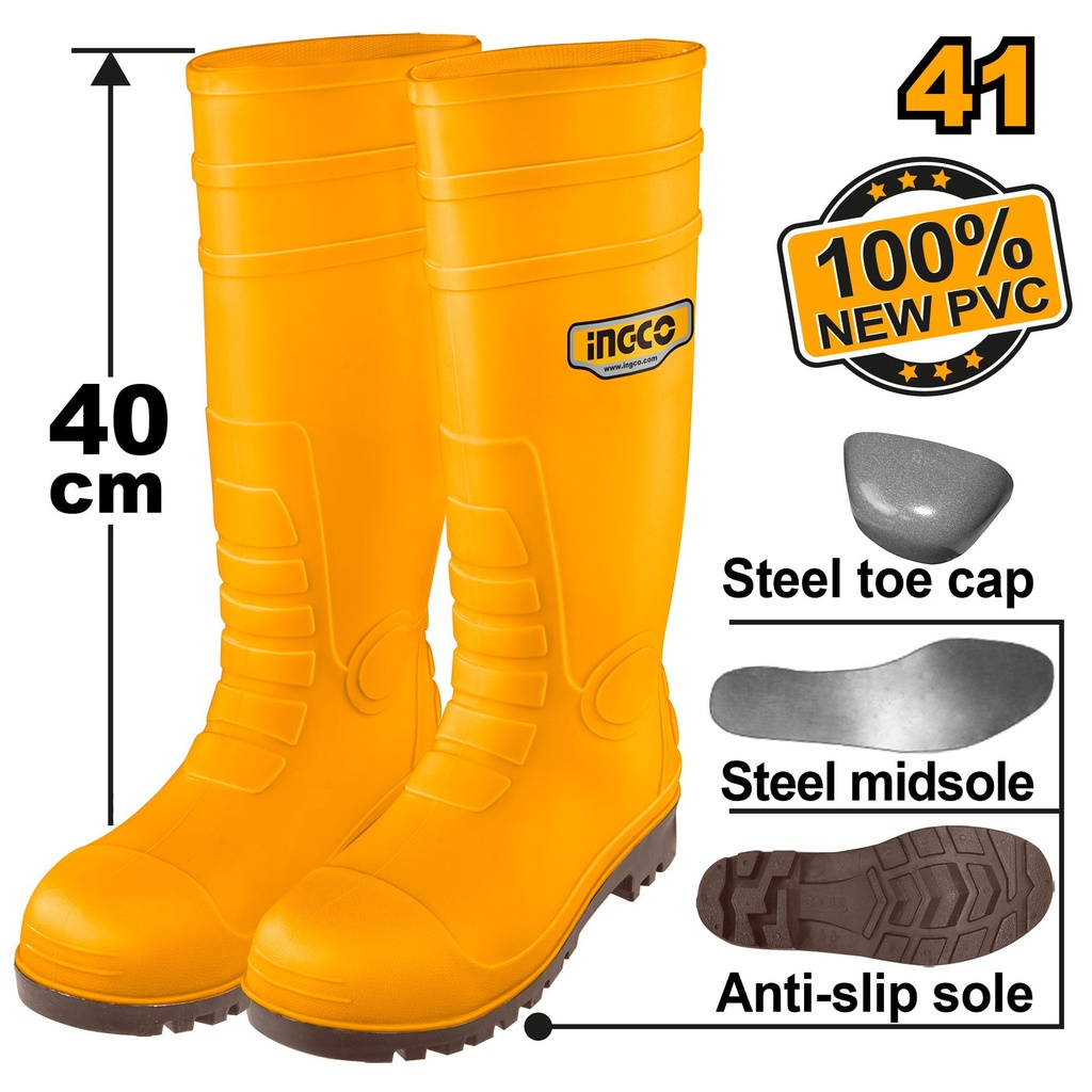 INGCO BOTTES DE SECURITE S1P TAILLE41  [SSH092S1P.41]