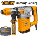 [RH18008] INGCO MARTEAU PERFORATEUR SDS PLUS 1800W 36MM + 5 ACCESS [RH18008]