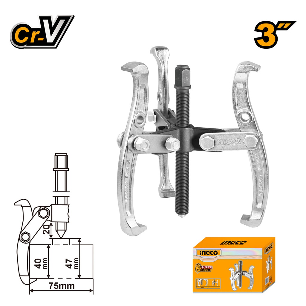 INGCO EXTRACTEUR A TROIS GRIFFES   [HGP08033]