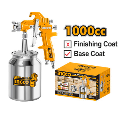 INGCO PISTOLET DE PEINTURE 1000CC  [ASG3105]