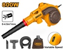 [AB8038] INGCO SOUFFLEUR ASPIRATEUR 800W + 4 ACCESSOIRES [AB8008]