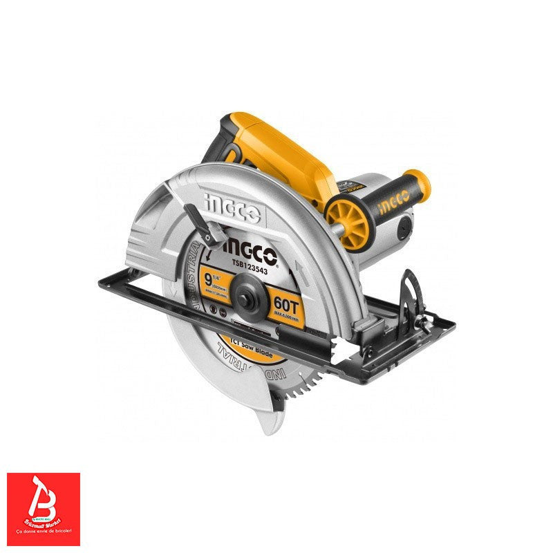 INGCO SCIE CIRCULAIRE 235MM 2200W + 1 LAME  