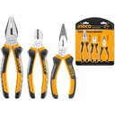 INGCO SET DE 3 PINCES SS NR  