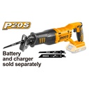 INGCO SCIE SABRE 20V S/ BATTERIE S/ CHARGEUR  [CRSLI1151]