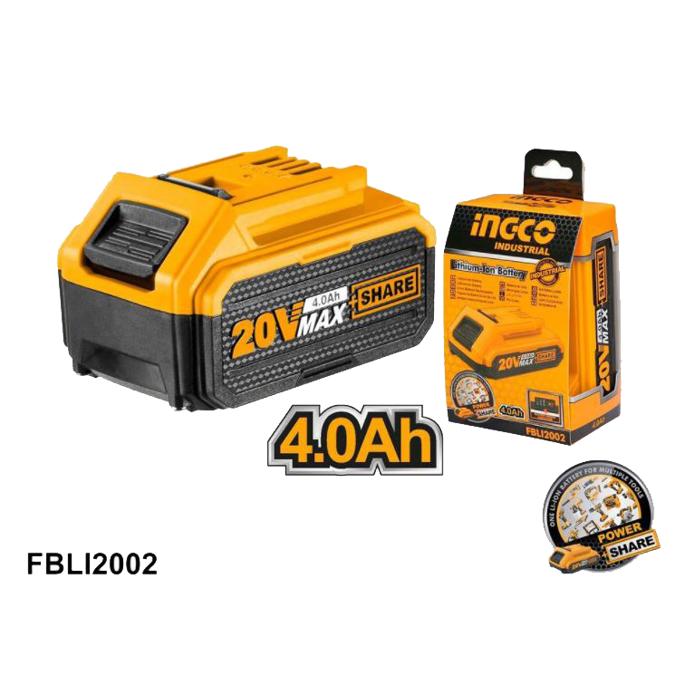 INGCO BATTERIE 20V 4,0AH 