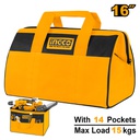 [HTBG28161] INGCO SAC A OUTILS RIGIDE, POCHES INTERNES ET EXTERNES   