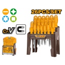 INGCO SET DE 26 TOURNEVIS  [HKSD2658]