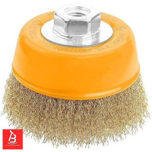 INGCO BROSSE METALLIQUE 100MM  