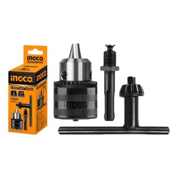 INGCO MANDRIN 13MM + ADAPTATEUR [KC1301.1]