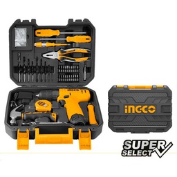 [HKTHP10811] INGCO COFFRET VISSEUSE 12V + 80 OUTILS/ACCESSOIRES SS  