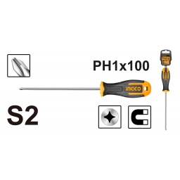 [HSDPH1100] INGCO TOURNEVIS PHILLIPS PH1 D: 5MM L:100 [HS68PH1100]