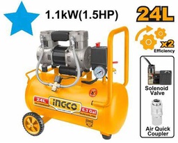 INGCO COMPRESSEUR SILENCIEUX  24L 600W（0.8HP）INGCO [ACS175241]