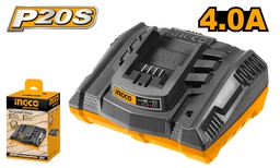 [FCLI2003] INGCO CHARGEUR A BATTERIE 20V 4,0A FAST  