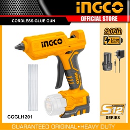 INGCO PISTOLET A COLLE 12V BATTERIE CHARGEUR NON INCLUS  [CGGLI1201]