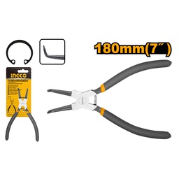 INGCO PINCE CIRCLIPS INTERIEUR A TÊTE COURBEE 180MM [HCCP011752]