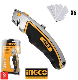 [HUK611] INGCO COUTEAU 61X19M6 LAMES [HUK611]
