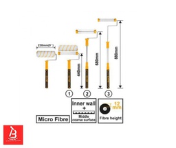 INGCO BROSSES CYLINDRIQUE TELESCOPIQUE [HRHT442302T]