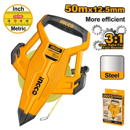 [HSMT8550] INGCO RUBAN A MESURER EN ACIER 50M [HSMT8550]