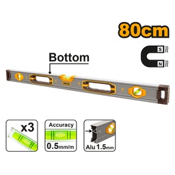 [HSL38080M] INGCO NIVEAU A BULLE MAGNETIQUE 80CM [HSL38080M]