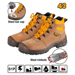 INGCO CHAUSSURES DE SECURITE S1P TAILLE 43  [SSH02S1P.43]