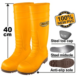INGCO BOTTES DE SECURITE S1P TAILLE43 [SSH092S1P.43]