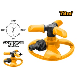 [HPS23602] INGCO ARROSEUR ROTATIF A 3 BRAS EN PLASTIQUE 16.5*14*8CM  