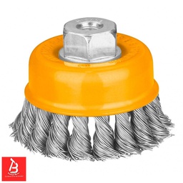 INGCO BROSSE METALLIQUE TORSADEE 100MM  [WB21001]