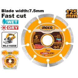 [DMD011254] INGCO DISQUE DIAMANT 125X22.2MM FOR WLC15008  