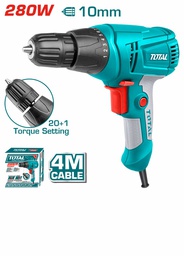 [TD502106] TOTAL PERCEUSE ÉLECTRIQUE 280W 10MM  