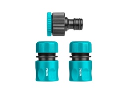 TOTAL JEU DE 3 RACCORDS RAPIDES POUR TUYAU  [THWS030301]