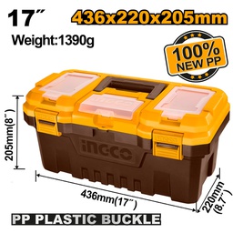 INGCO BOITE A OUTILS EN PLASTIQUE PVC 17'' [PBX1701]