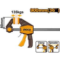 [HQBC36803] INGCO SERRE-JOINTS RAPIDE UNE MAIN 80X900MM [HQBC36803]