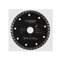 [VIDT115] VITO DISQUE DIAMANT UNIVERSEAL TURBO 115MM  