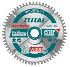[TAC231623] TOTAL LAME DE SCIE CIRCULAIRE (BOIS) 235MM 60T 