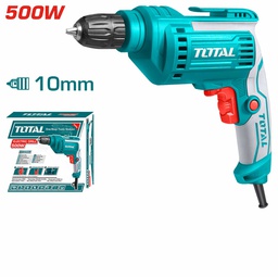 [TD2051026-2] TOTAL PERCEUSE ELECTRIQUE 10MM 500W MANDRIN SANS CLE 