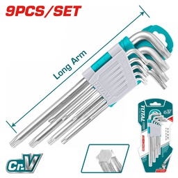[THT106392] TOTAL JEU DE CLE TORX 9PCS 