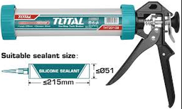 [THT20109] TOTAL PISTOLET A SILICONE EN ALUMINIUM 
