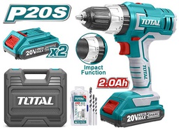 [TIDLI20031] TOTAL PERCEUSE A PERCUSSION 20V 2.0AH 2BATTERIES  