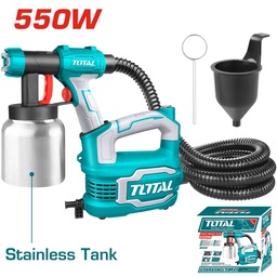 [TT5006-2] TOTAL PISTOLET PULVERISATEUR HVLP 550W  