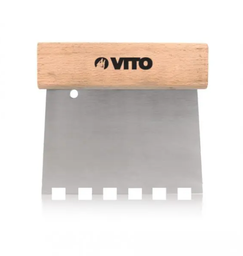 [VIED300] VITO SPATULE EN ACIER DENTEE 300MM 6X6MM 