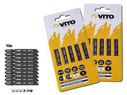 VITO JEU 5 LAMES POUR SCIE SAUTEUSE METAL  BOSCH [VIFSTMEB]