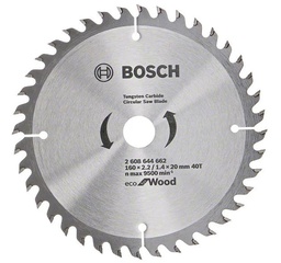 BOSCH DISQUE BOIS 160X2.2/1.4X20MM 40T  [2608644662]