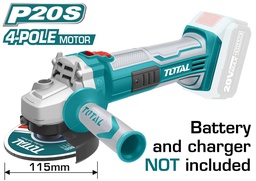 TOTAL MEULEUSE D'ANGLE AU LITHIUM-ION 20V  [TAGLI1151]