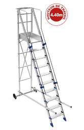 MARCHETTI ECHELLE PLATEFORME FORTEZZA 10 NORMÉ EN1004 [FORTEZZA10]