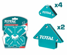 [TAMWH6002] TOTAL ENSEMBLE DE 6 SUPPORTS DE SOUDAGE MAGNETIQUES 