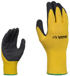 [VILNA7] VITO GANTS EN NITRILE  7" JAUNE 