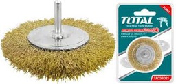 [TAC34021] TOTAL MINI BROSSE METALLIQUE POUR PERCEUSE 2P 