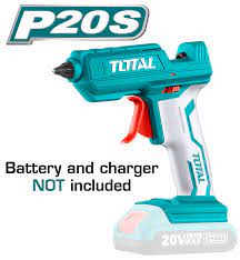 [tggli2001] TOTAL PISTOLET A COLLE AU LITHIUM-ION 20V  