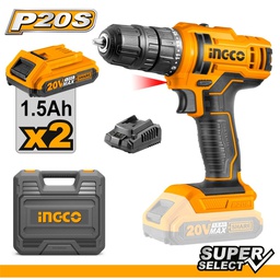 [CDLI20028] INGCO VISSEUSE SANS FIL LITHIUM 20V 2 BATTERIES SS [CDLI20028]
